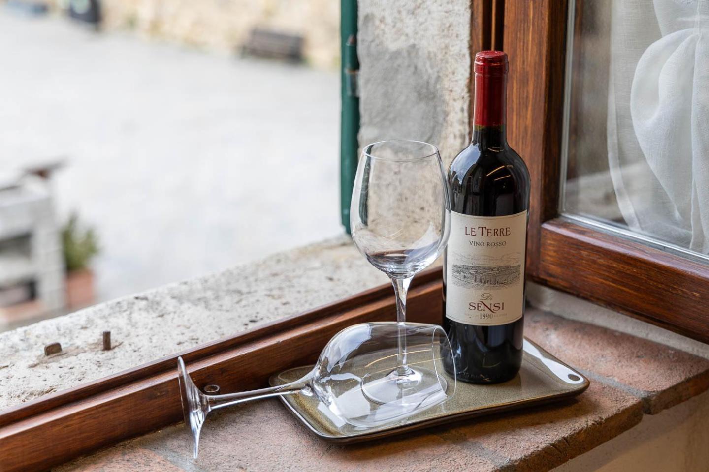 Sognare Nel Castello Hotel Monteriggioni Bagian luar foto
